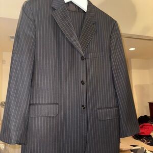 Donald Trump Black Pinstripe Men's Blazer